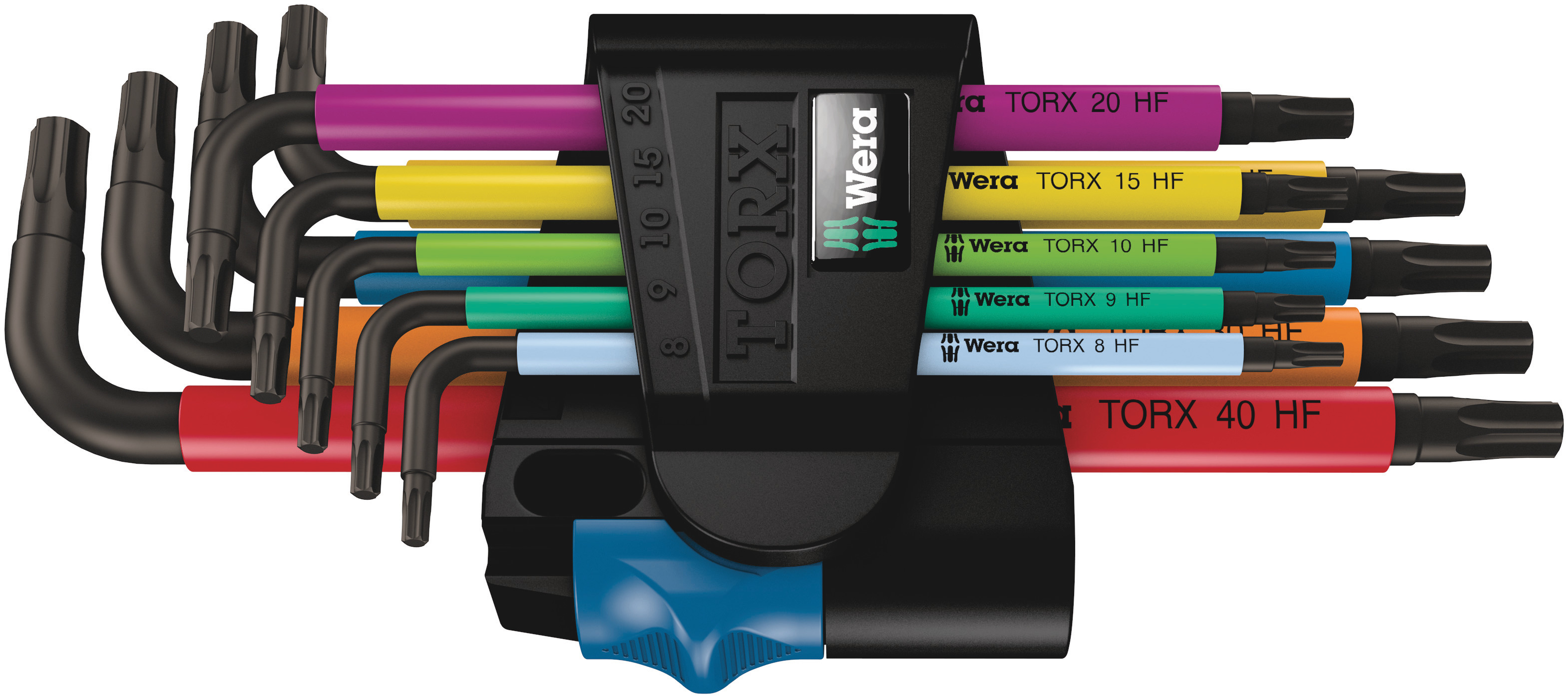Wera 9-Piece Torx Key Set, 139 x 72 x 25 mm Size, L Shape, Long Arm