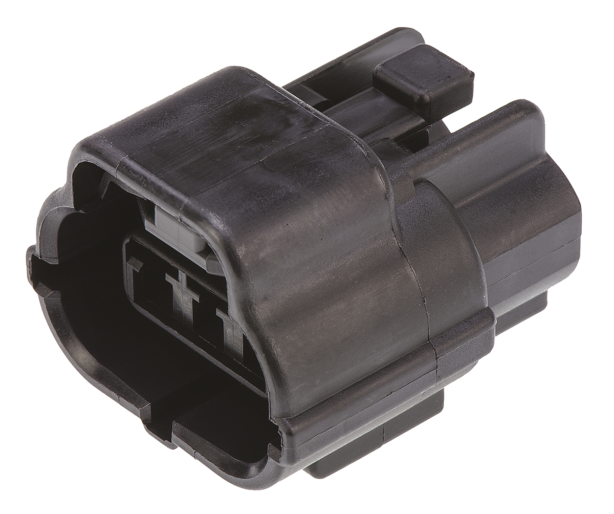 TE Connectivity, Econoseal J 070 Mk II+ Automotive Connector Plug Black 3 Way 2822390-1