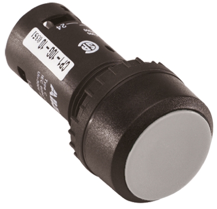 ABB Compact Series Push Button, Panel Mount, 22mm Cutout, SPST, IP69K