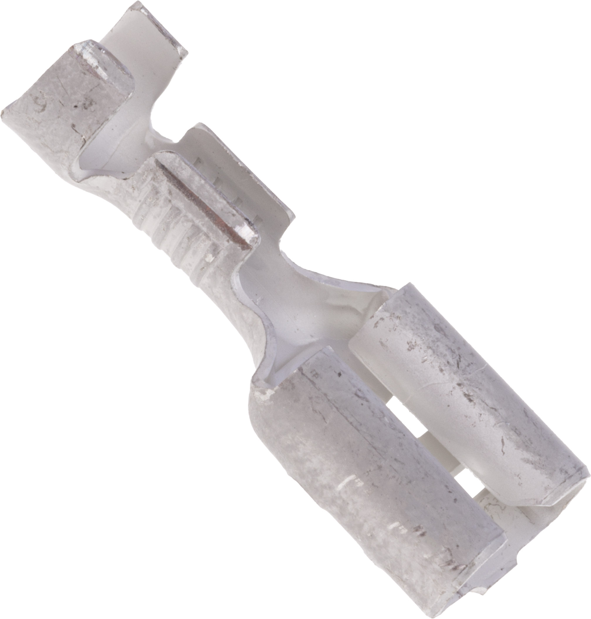 TE Connectivity FASTIN-FASTON .250 Uninsulated Female Spade Connector, Receptacle, 6.35 x 0.81mm Tab Size, 0.8mm² to