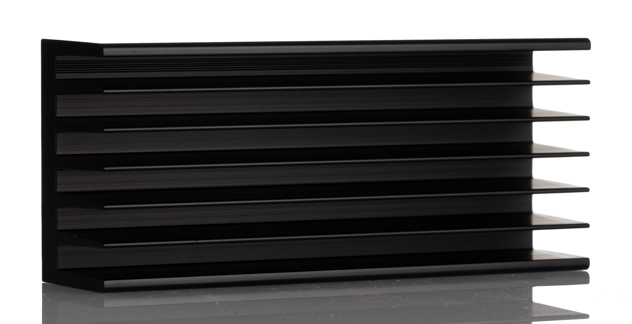 RS PRO Heatsink, Universal Rectangular Alu, 0.5°C/W, 150 x 66 x 40mm, PCB Mount