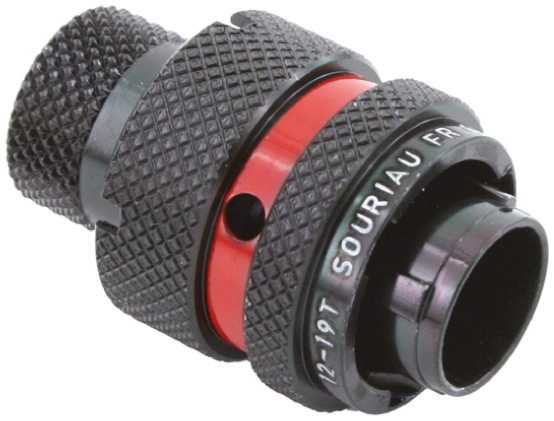 Souriau Sunbank by Eaton Circular Connector, 6 Contacts, Cable, Standard Connector, Plug, Male, IP67, 8STA Series