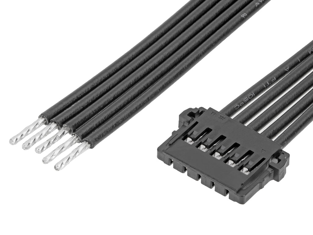Molex 5 Way Female Pico-Lock Unterminated Wire to Board Cable