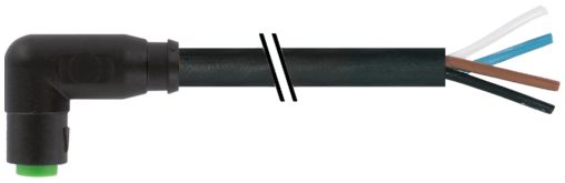 Murrelektronik Limited Female 4 way M8 to Free Cable End Sensor Actuator Cable, 3 m