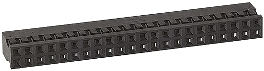 Hirose, A3B Female Connector Housing, 2mm Pitch, 44 Way, 2 Row