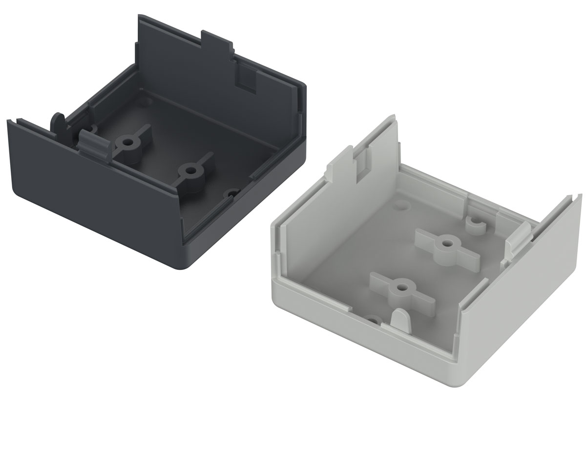 Bopla Universal Series Grey ABS Enclosure, IP44, 50 x 50 x 30mm