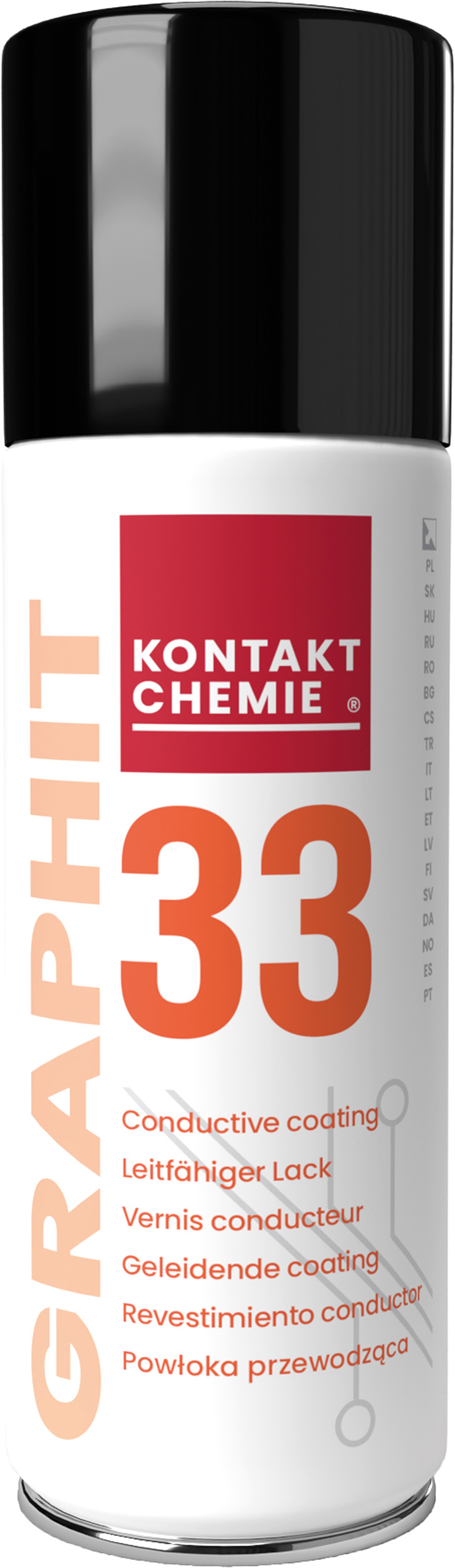 Kontakt Chemie Black Graphite Conductive Lacquer for Electronics, PCBs