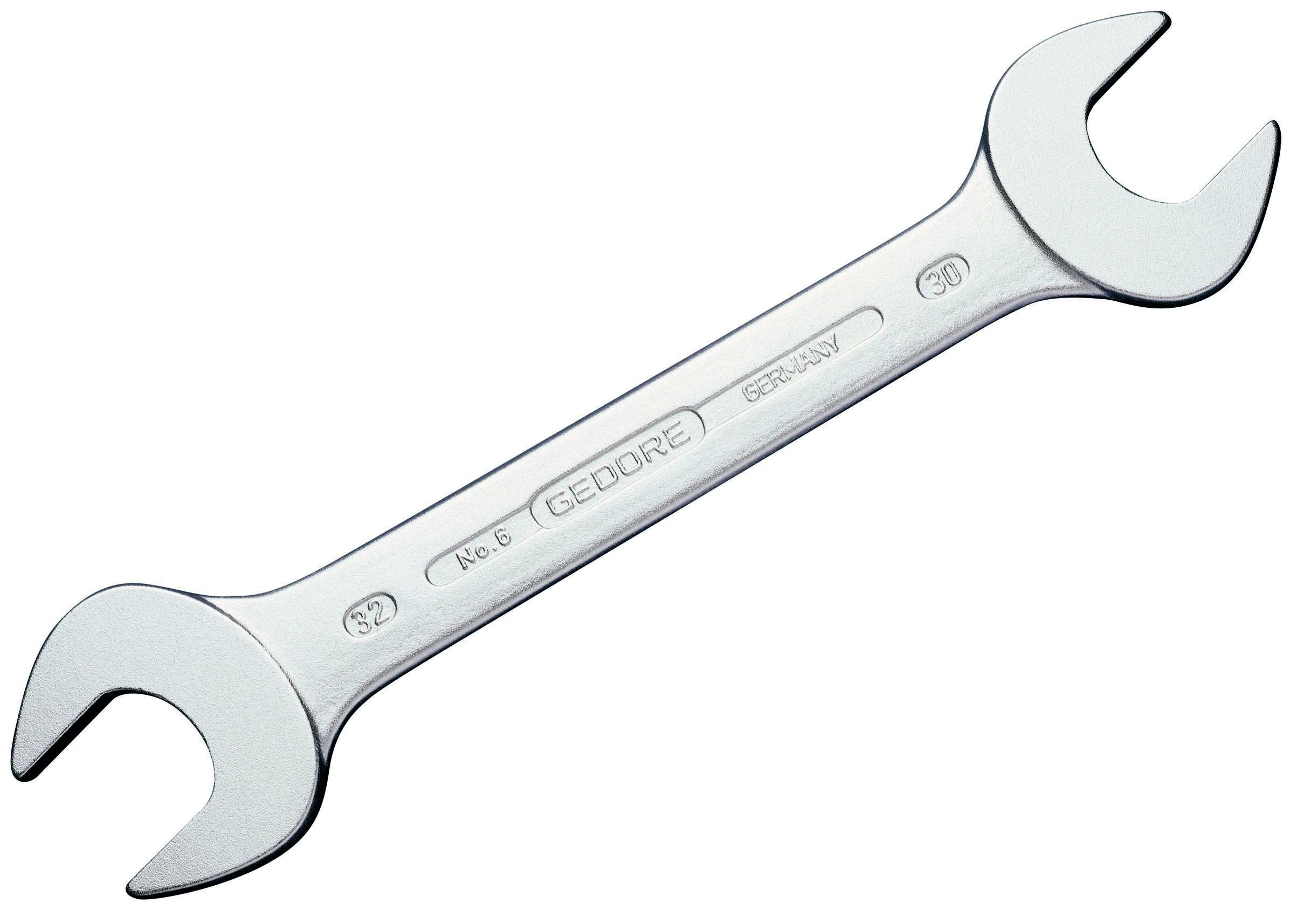 Gedore 6 Series Open Ended Spanner, 13mm, Metric, Double Ended, 188 mm Overall