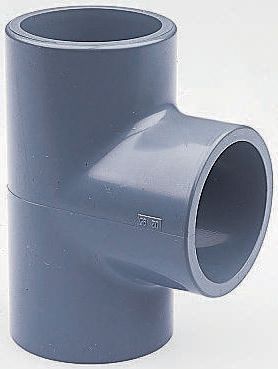 Georg Fischer Plastic Pipe Fitting, 90° Tee, 2in