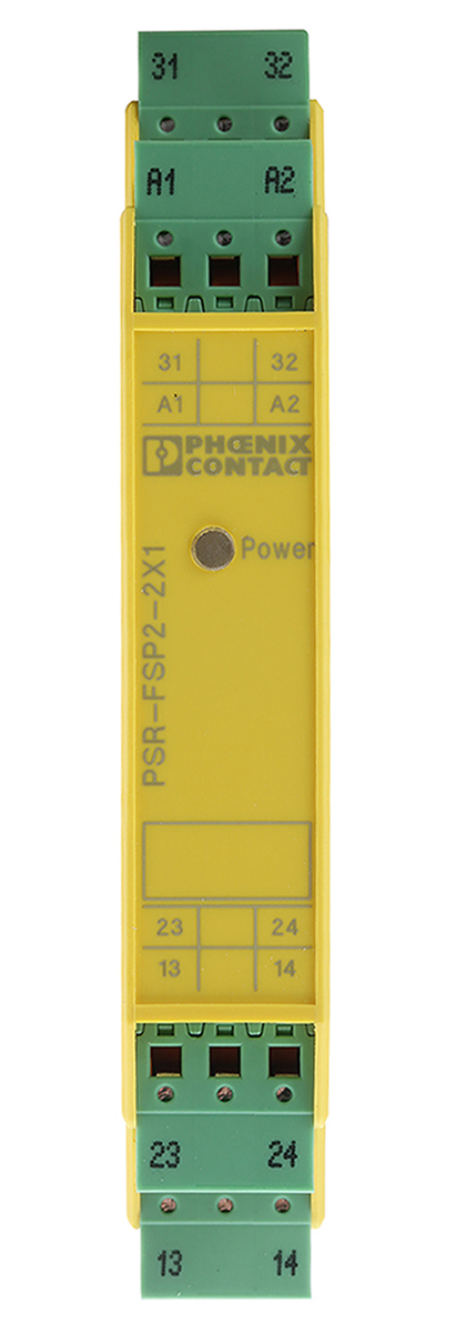 Phoenix Contact PSRclassic PSR-SPP- 24DC/FSP2/2X1/1X2 Coupling Relay 24V dc 3 Safety Contacts