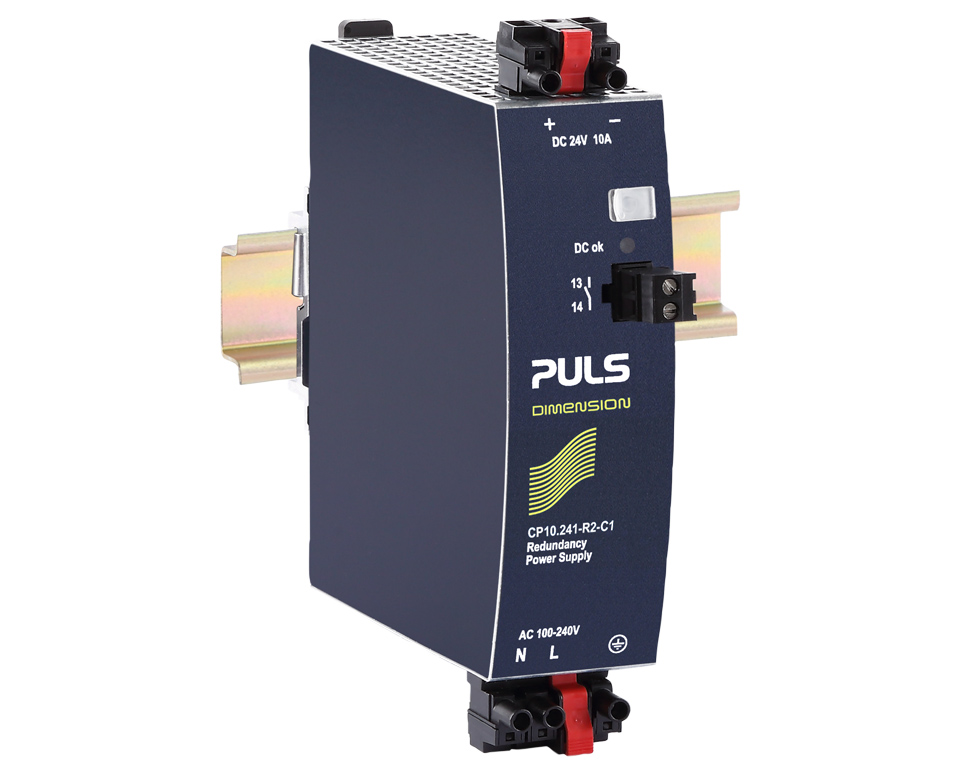 PULS C Series DIN Rail Power Supply, 100 → 240V ac, dc Input, 24V dc Output, 10A Output, 240W