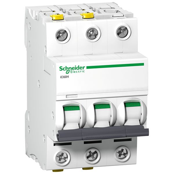Schneider Electric Acti9 A9F0 MCB, 3P, 13A Curve C, 440V AC, 180V DC, 10 kA Breaking Capacity