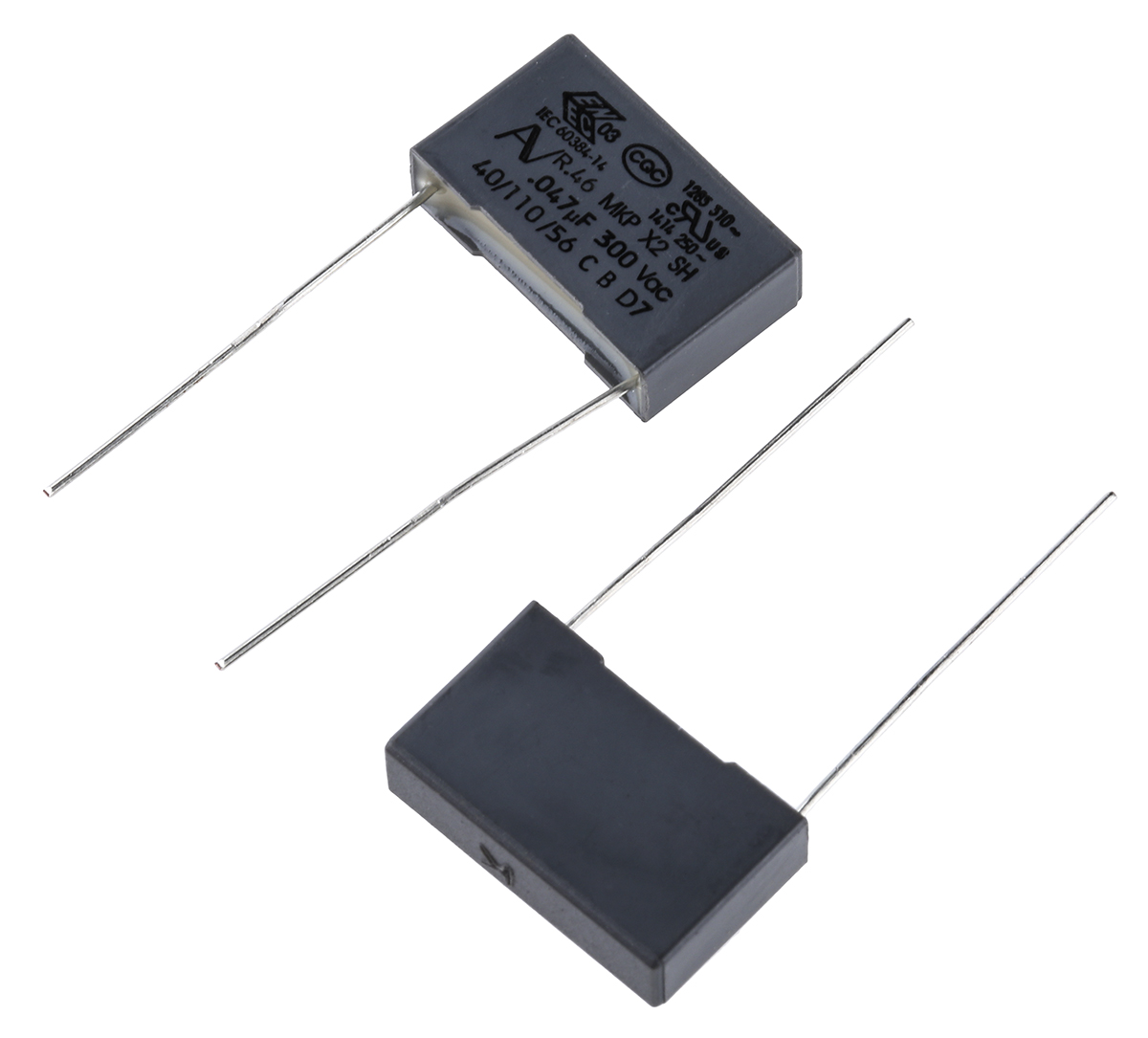 KEMET R46 Polypropylene Film Capacitor, 310V ac, ±10%, 47nF, Through Hole