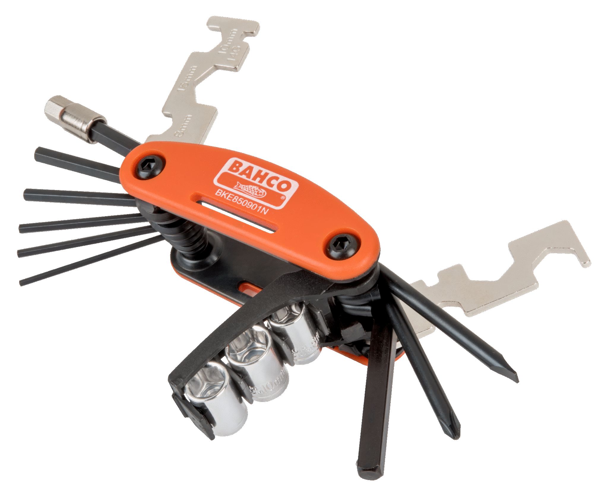 Bahco BKE850901N Cordless Mixed Bicycle Folding Tool Set