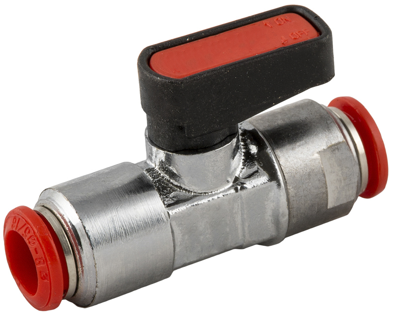RS PRO Handle Pneumatic Relay Micro Valve, Push In 6 mm, 2.5mm, III B