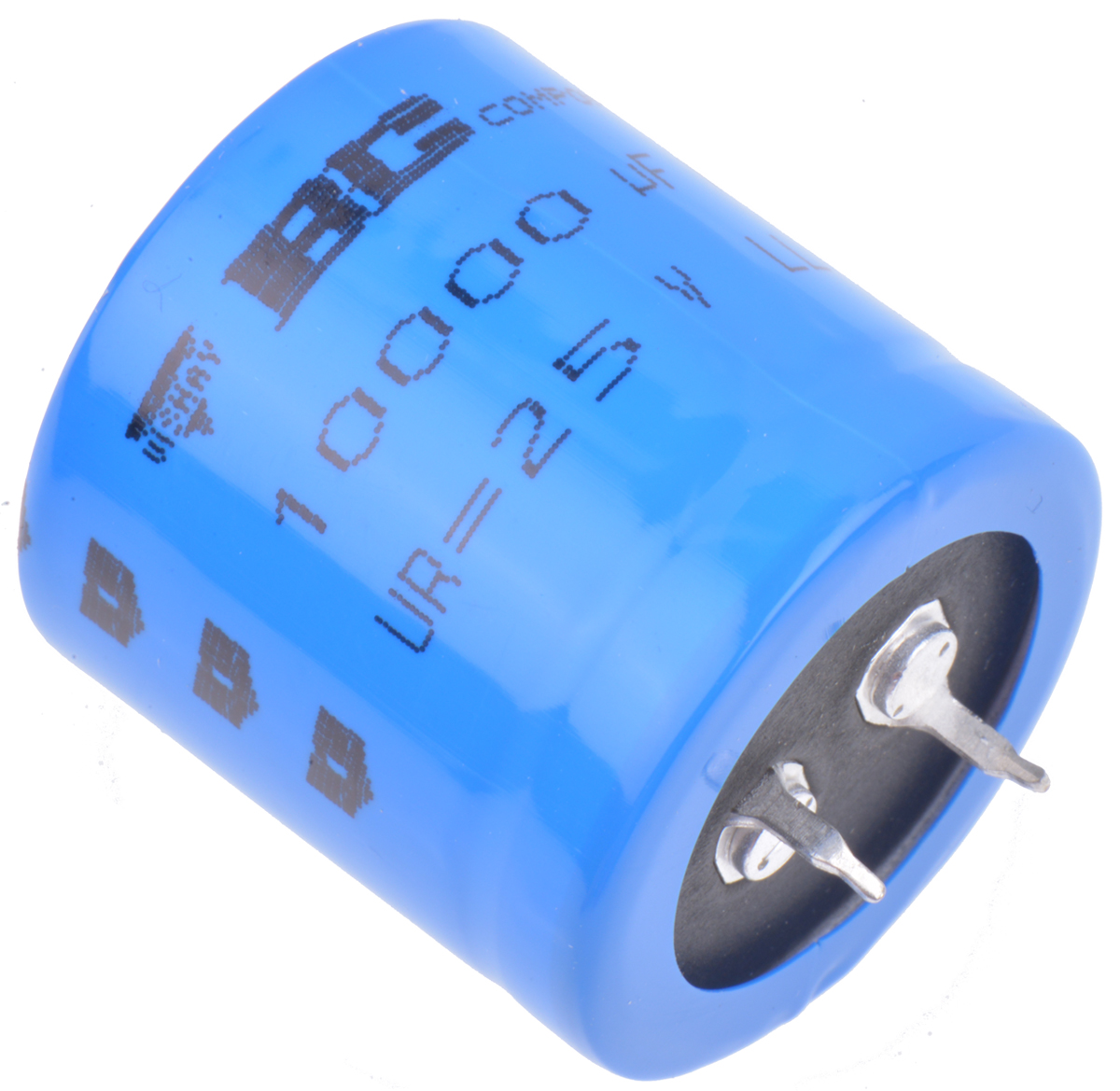 Vishay 10000μF Aluminium Electrolytic Capacitor 25V dc, Snap-In - MAL215836103E3