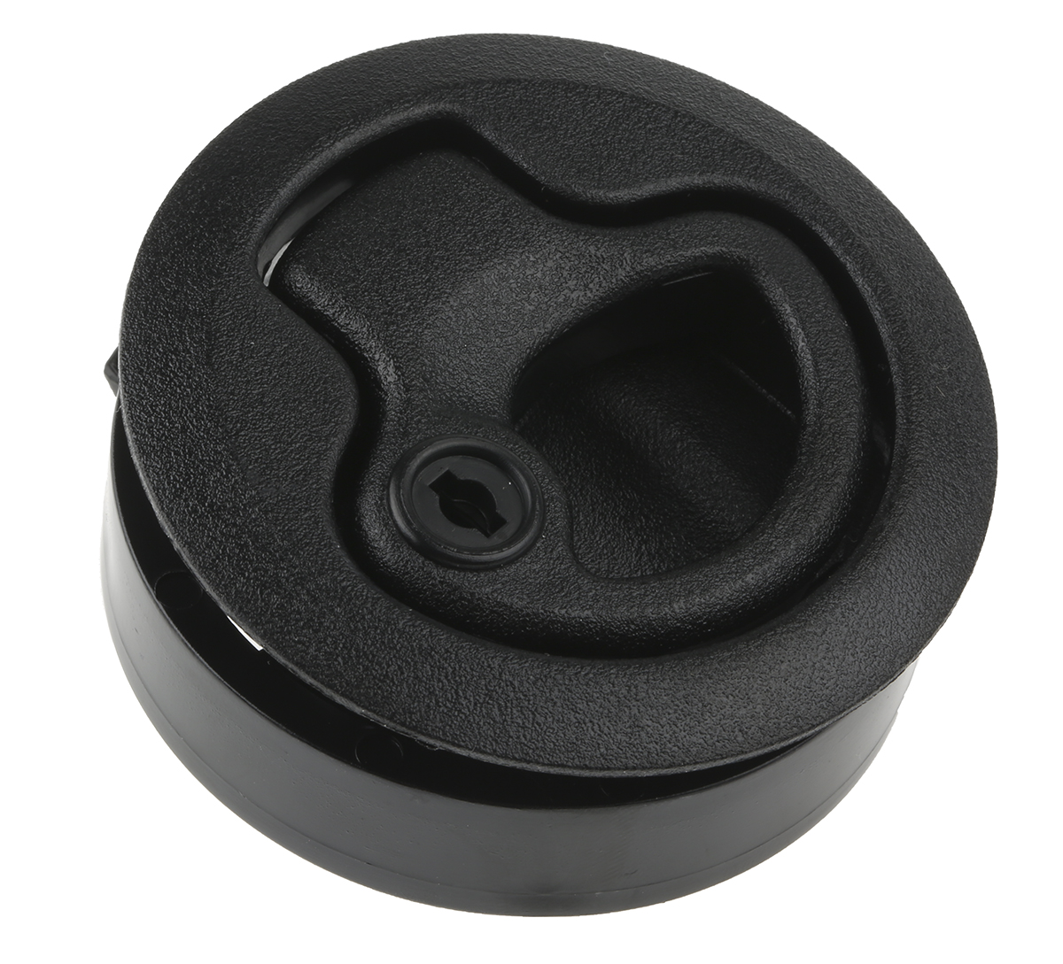 Southco Black Plastic Locking Latch, 50mm Cutout, Key Unlock