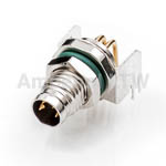 Amphenol Industrial Circular Connector, 4 Contacts, Panel, M8 Connector, Plug, Male, IP68, M Series