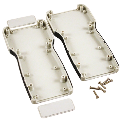 Hammond 1553 Series Grey Flame Retardant ABS Handheld Enclosure, , IP54, 210 x 100 x 32mm