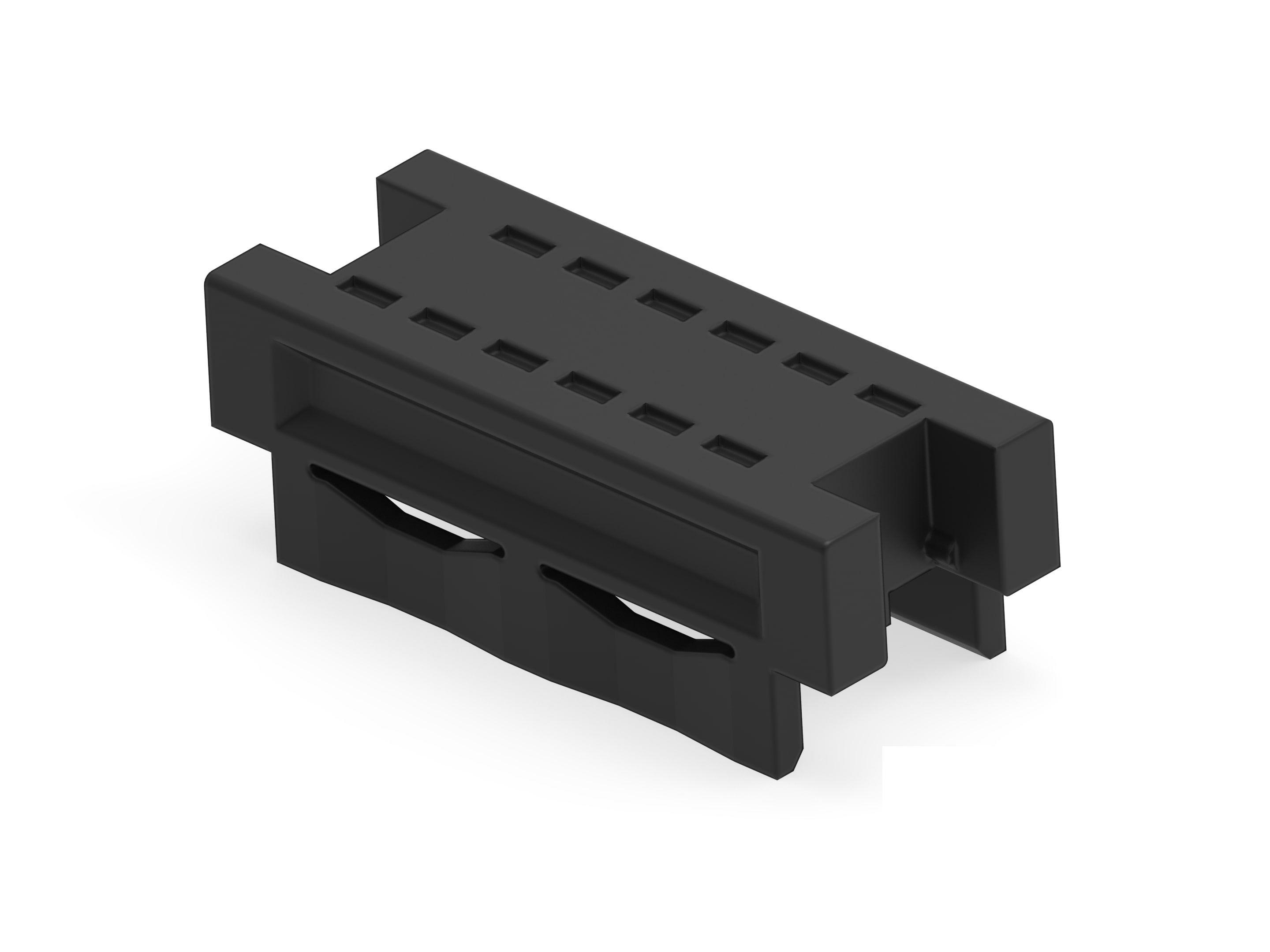 ERNI SMC Series Straight Surface PCB Header, 12 Contact(s), 2 Row, Shrouded