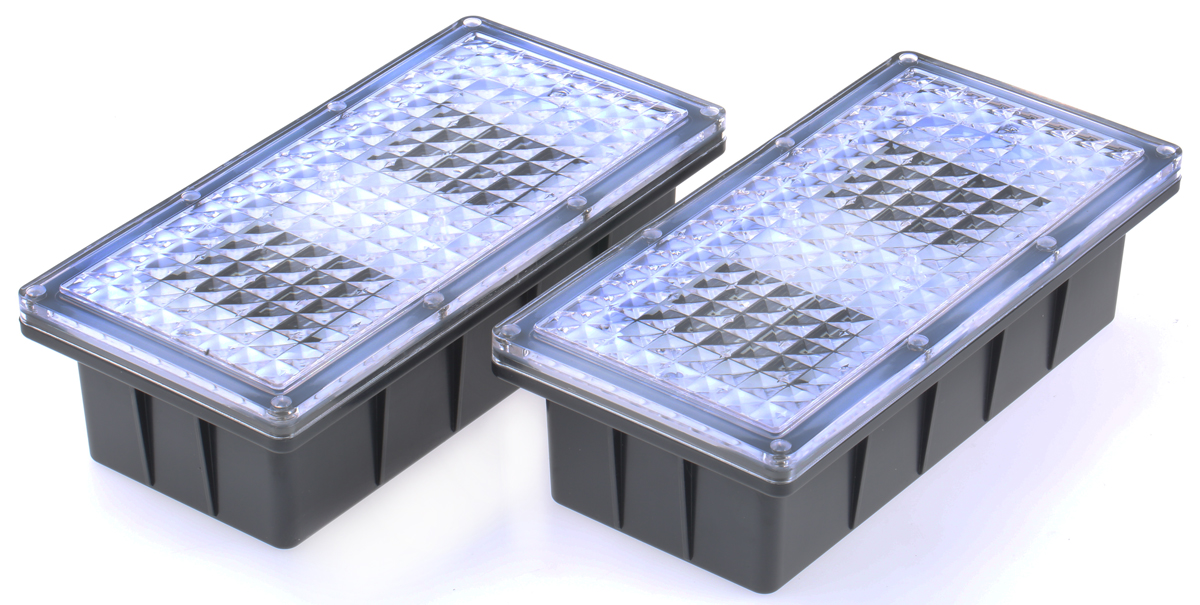 Solar Centre Rectangular LED Bulkhead Light, , Lamp Supplied, IP67