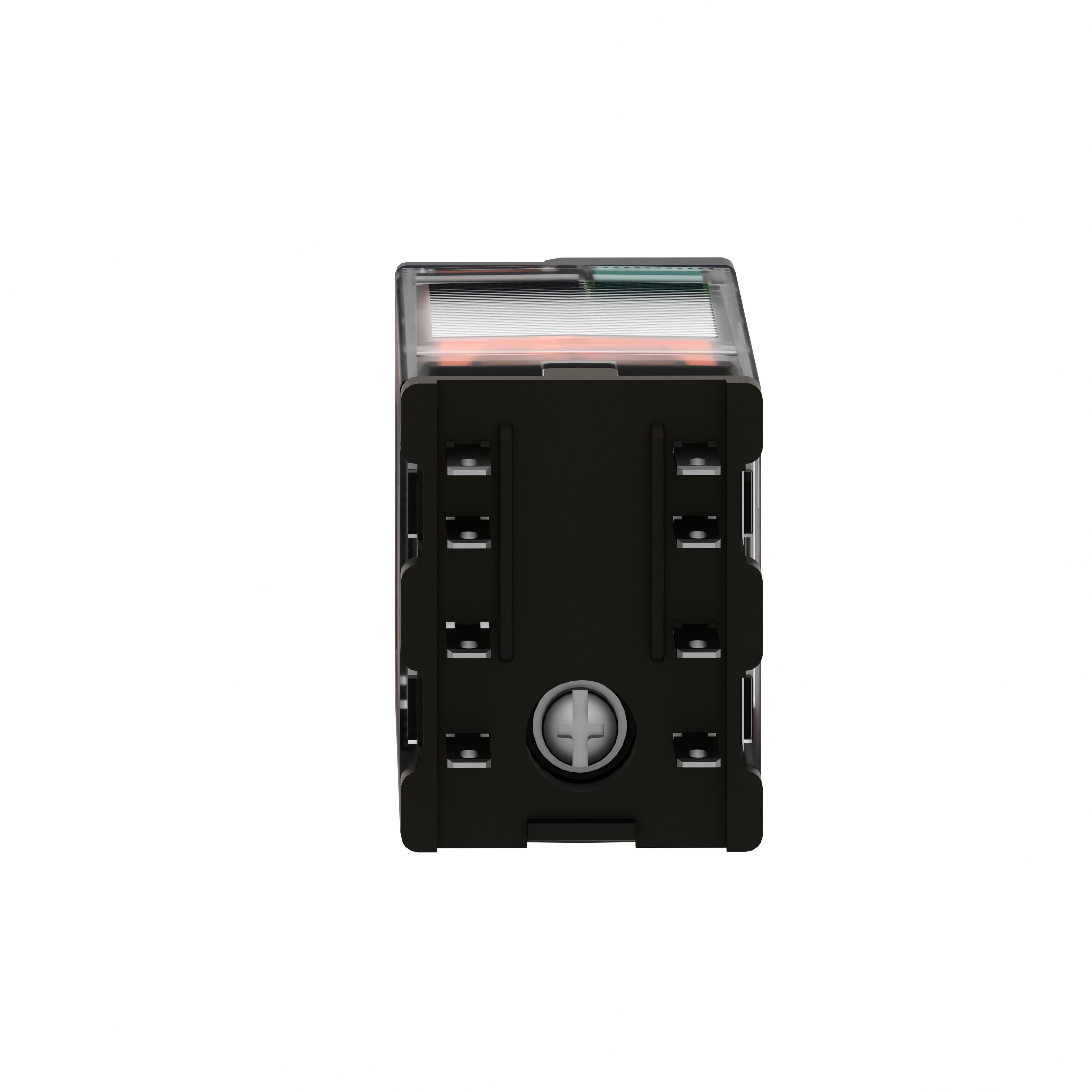 Schneider Electric Plug In Power Relay, 12V dc Coil, 12A Switching Current, DPDT