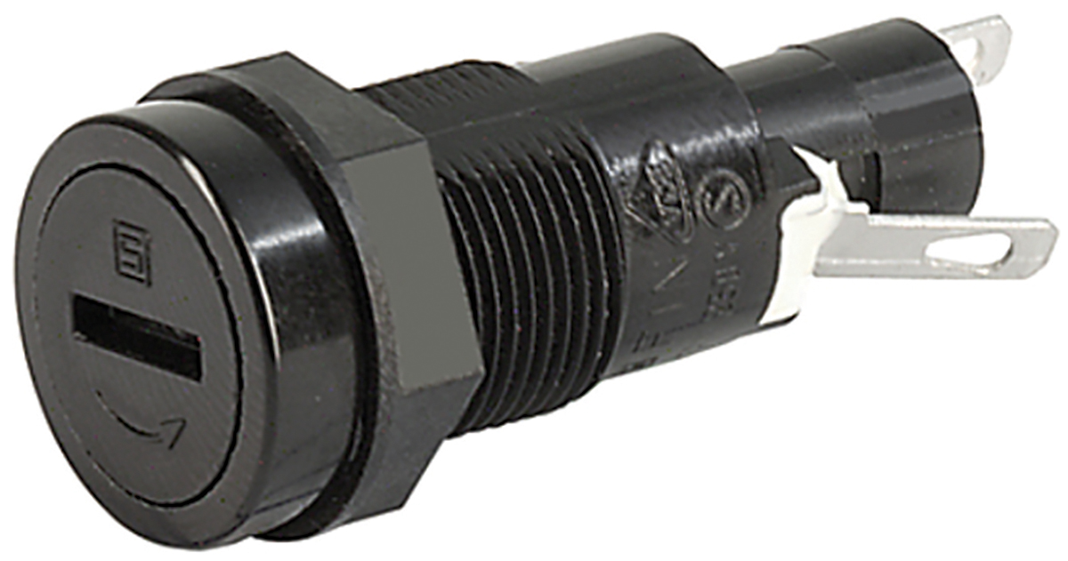 Schurter 10A Panel Mount Fuse Holder for 5 x 20mm Fuse