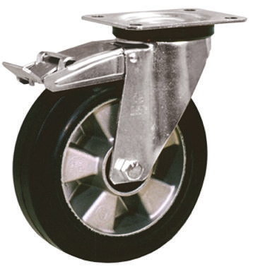 LAG Braked Swivel Castor Wheel, 120kg Capacity, 100mm Wheel