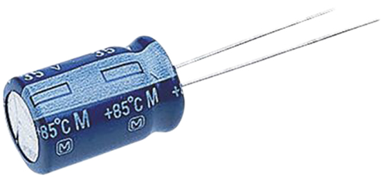 Panasonic 2.2μF Aluminium Electrolytic Capacitor 400V dc, Radial, Through Hole - ECA2GM2R2