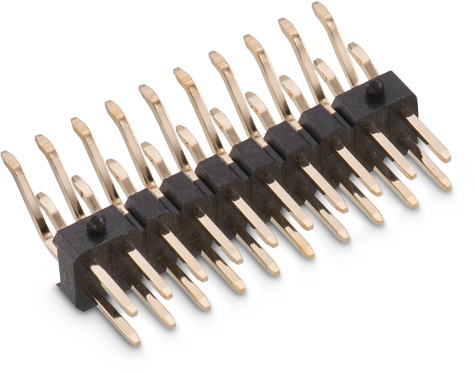 Wurth Elektronik WR-PHD Series Angled Surface PCB Header, 8 Contact(s), 2 mm Pitch, 2 Row, Unshrouded