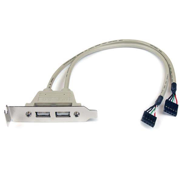 StarTech.com USB 2.0, Female 5 Pin IDC to Female USB A, 480Mbps