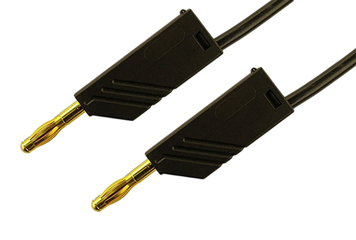 Hirschmann Test & Measurement, 32A, 30 V ac, 60V dc, Black, 250mm Lead Length