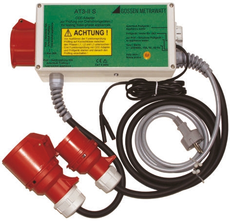 Gossen Metrawatt PAT Testing Adapter, For Use With SECUTEST S II