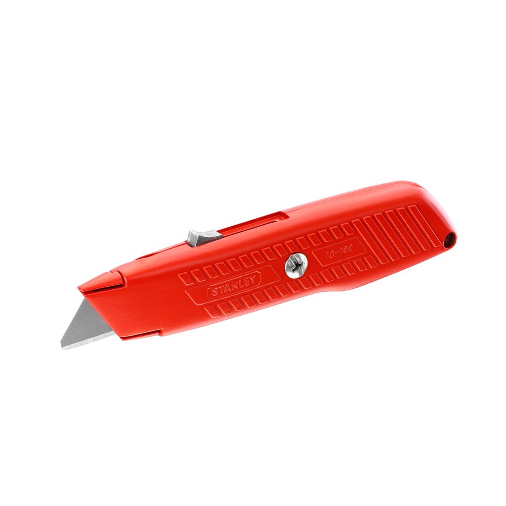 Stanley Safety Knife with Knife Blade, Retractable, 155mm Blade Length