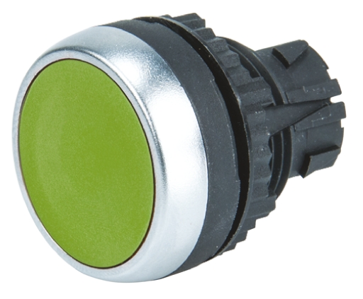 BACO Series Green Spring Return Push Button Head, 22mm Cutout, IP66