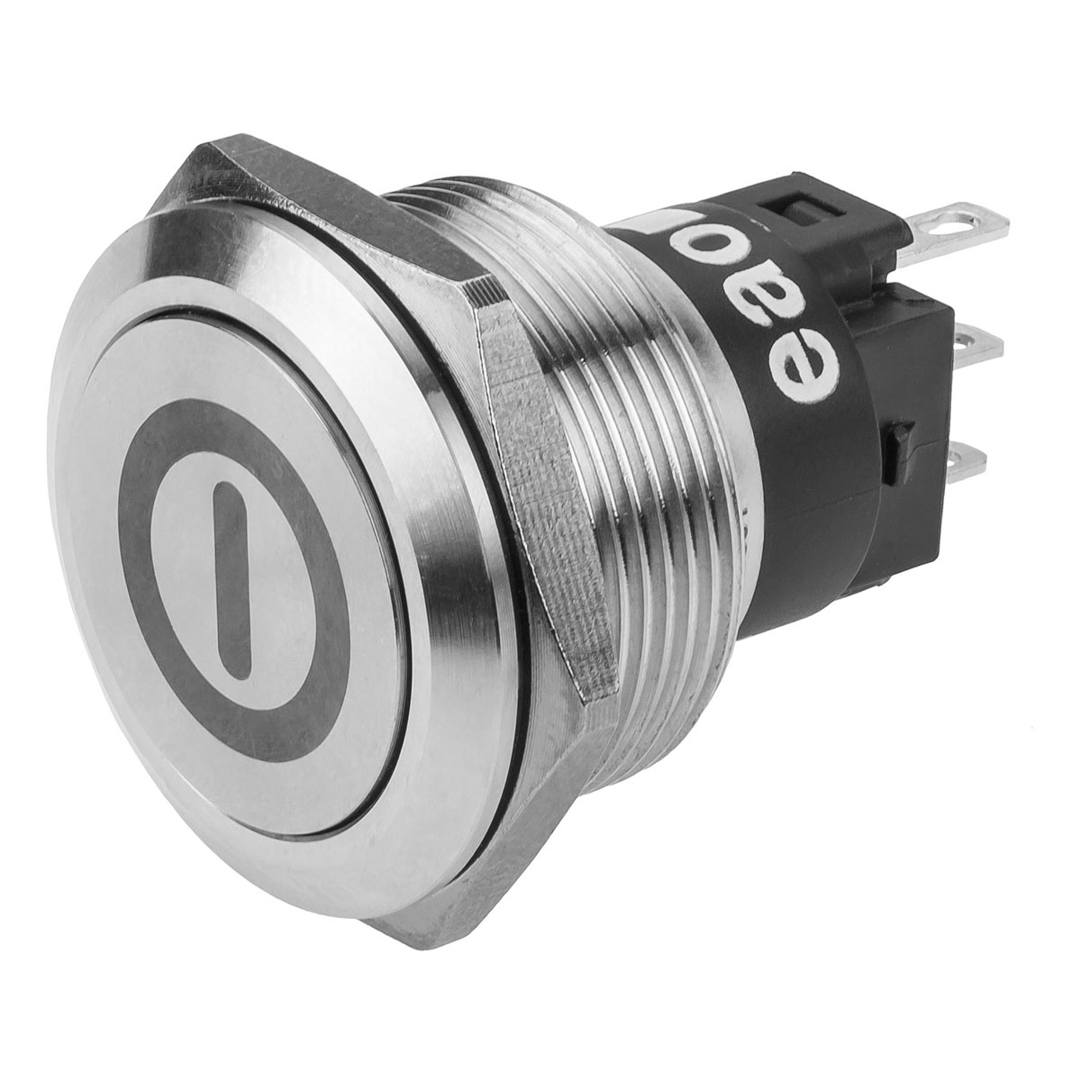 EAO 82 Series Push Button Switch, Latching, Panel Mount, 22.3mm Cutout, SPDT, 240V, IP65, IP67