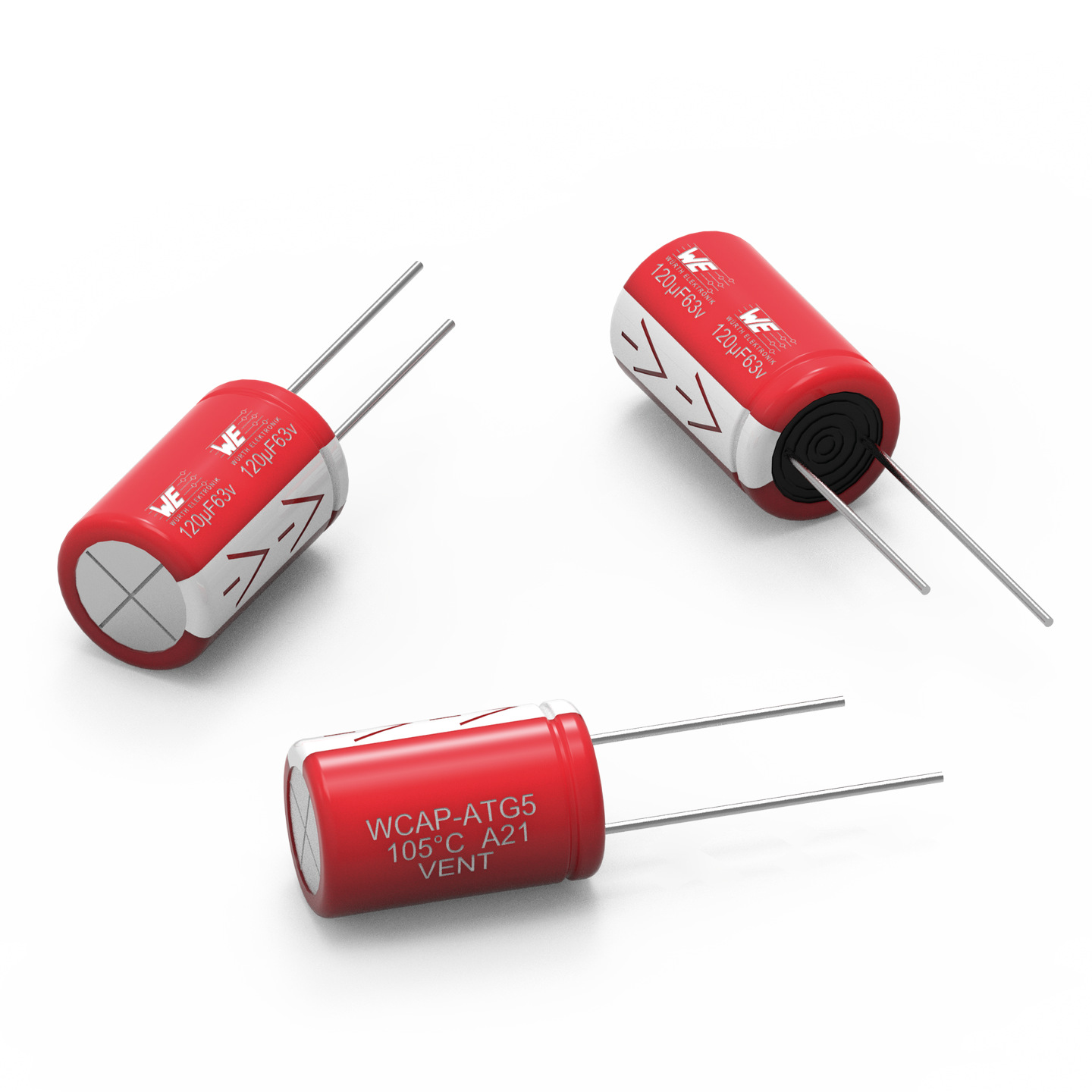 Wurth Elektronik 4.7μF Aluminium Electrolytic Capacitor 400V dc, Through Hole - 860021373025