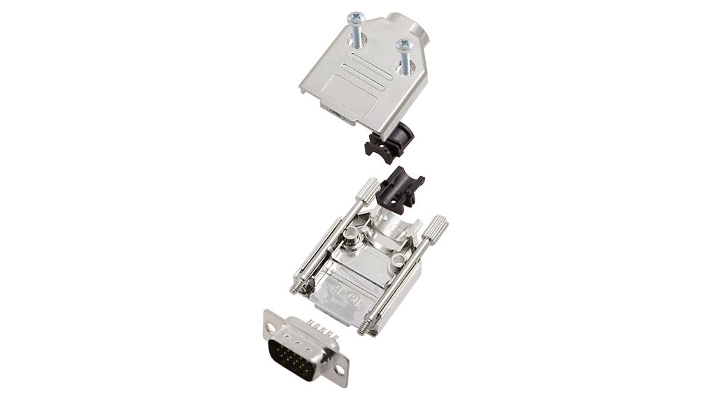 Encitech Connectors, 6355 Series D Sub Hoods For Use With For Cable