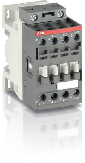 ABB AF Contactor, 20/60 V dc Coil, 3-Pole, 4 A, 9 kW 24 to 60 V, 4 NO, 690V