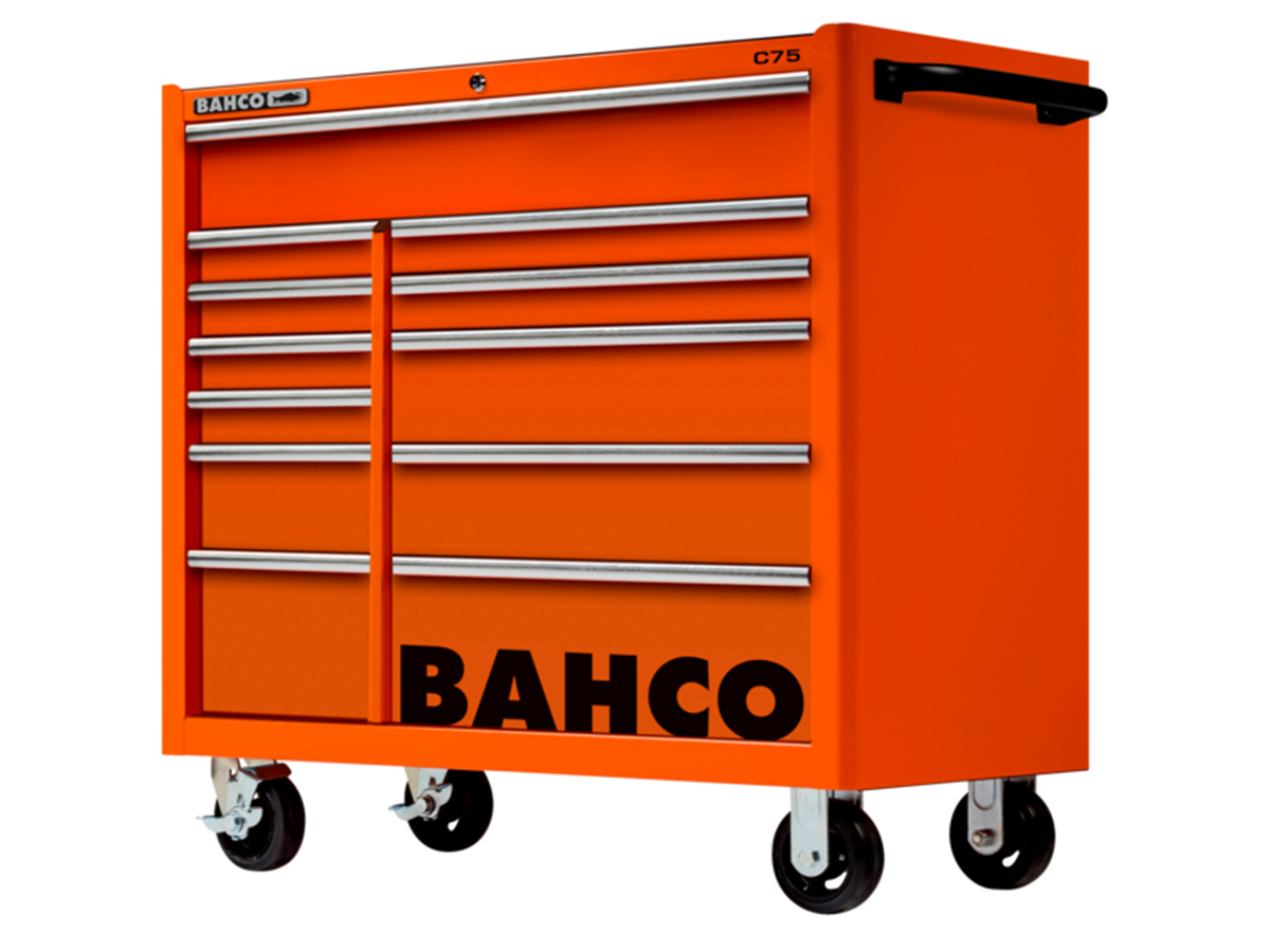 Bahco 12 Drawer Solid Steel Wheeled Tool Trolley