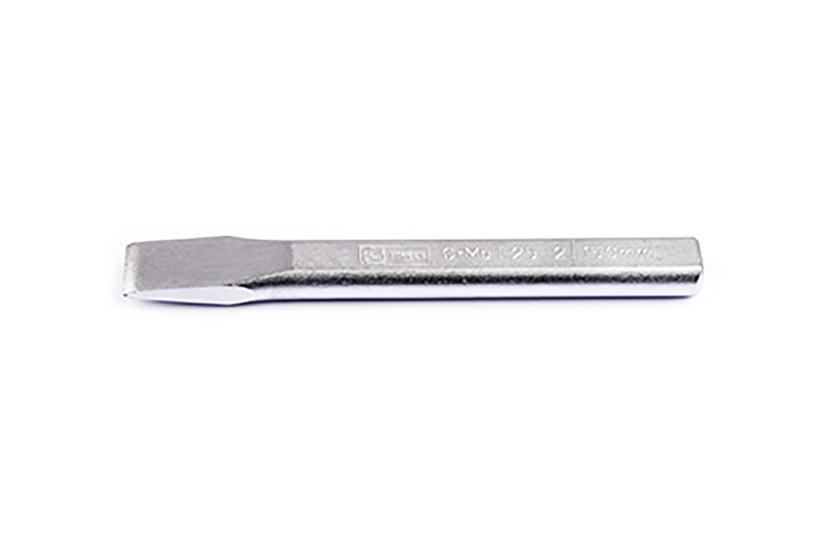 RS PRO Chrome Molybdenum Steel Flat Chisel, 150mm Length, 18.0 mm Blade Width