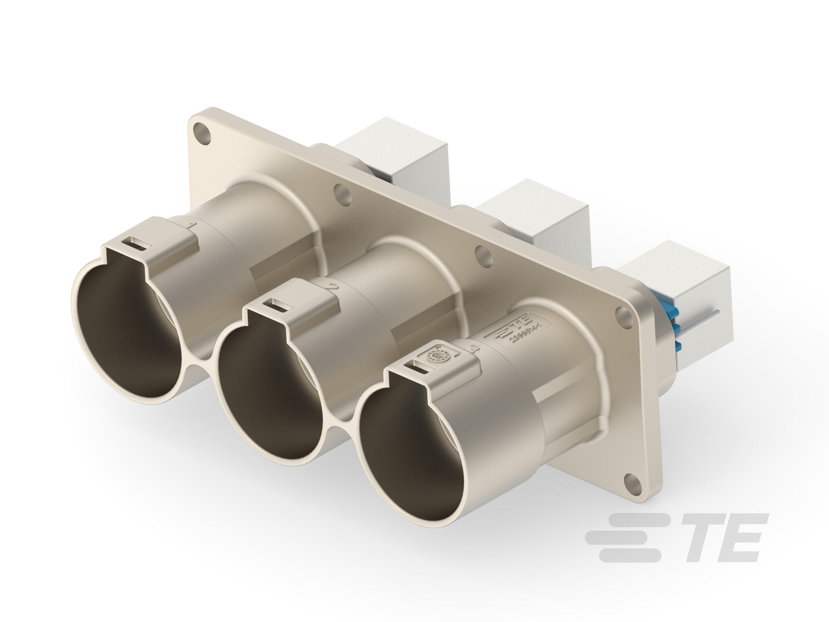 TE Connectivity PowerTube 1400 Series Straight Panel PCB Connector, 3 Contact(s), 47 mm Pitch, 1 Row, Shrouded