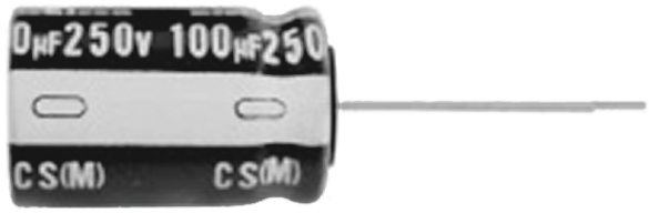 Nichicon 220μF Aluminium Electrolytic Capacitor 250V dc, Radial, Through Hole - UCS2E221MHD
