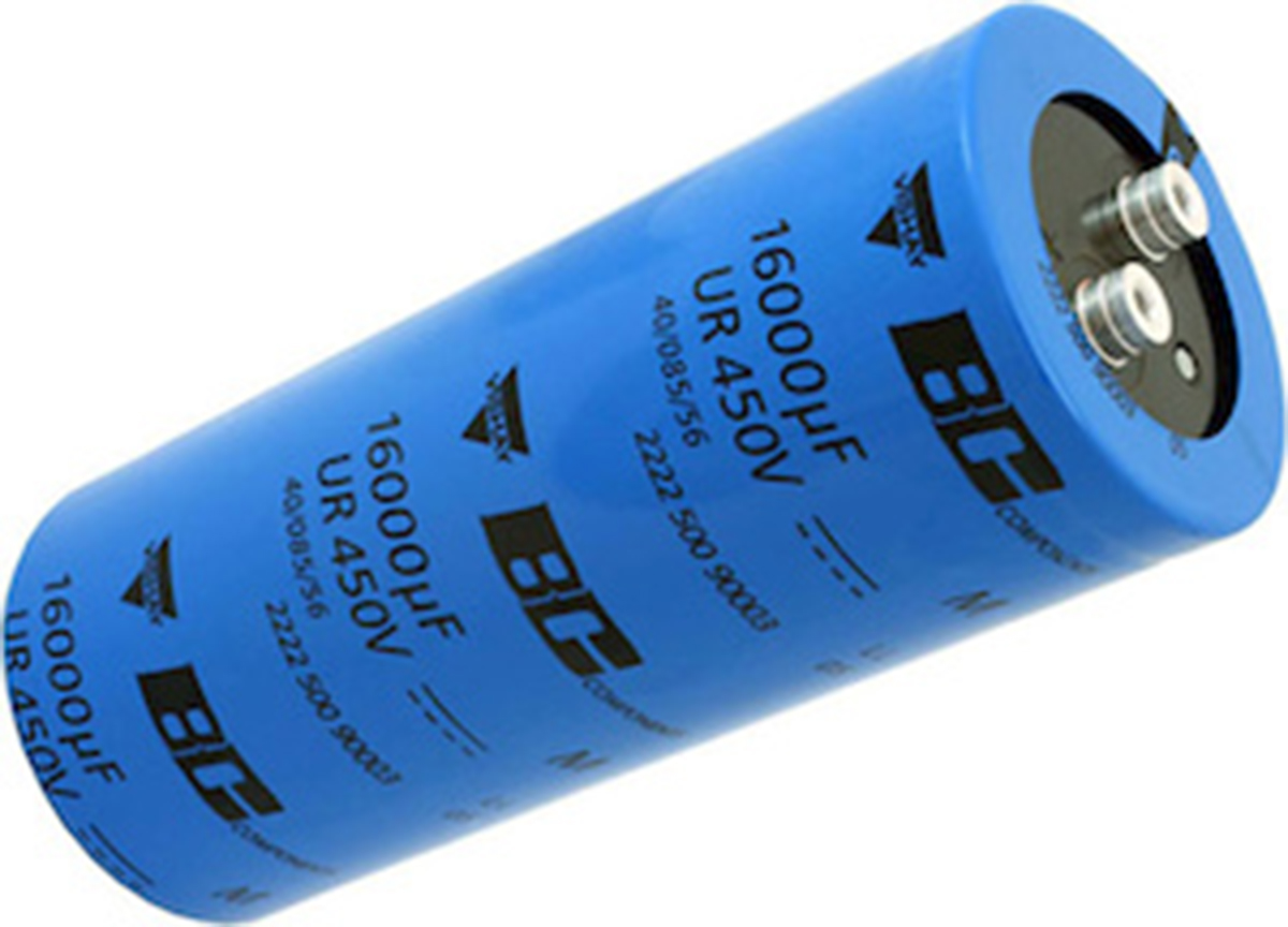 Vishay 2200μF Aluminium Electrolytic Capacitor 500V dc, Screw Terminal - MAL250019222E3