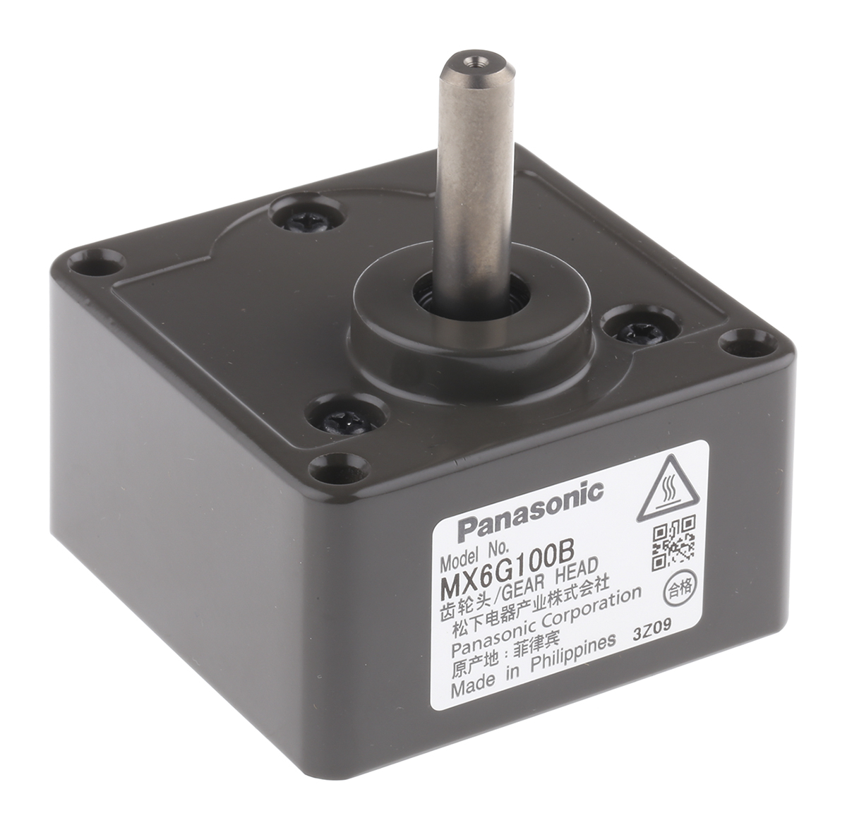 Panasonic Spur Gearbox, 100:1 Gear Ratio, 2.45 Nm Maximum Torque, 12.5rpm Maximum Speed