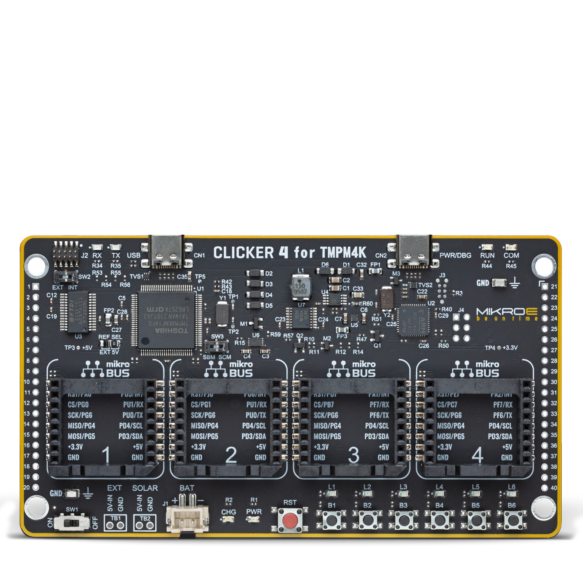 Brand-Rex Clicker 4 For TMPM4K USB Development Board MIKROE-4912