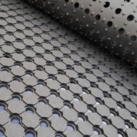 RS PRO NR/SBR Rubber Anti-Fatigue Mat, 1.83m x 10m x 10mm