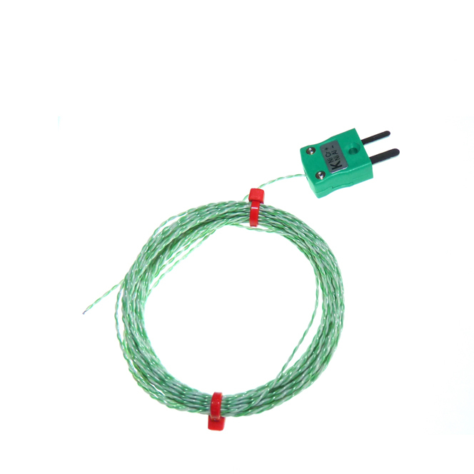 RS PRO Type K Exposed Junction Thermocouple 3m Length, 1/0.2mm Diameter, -75°C → +260°C