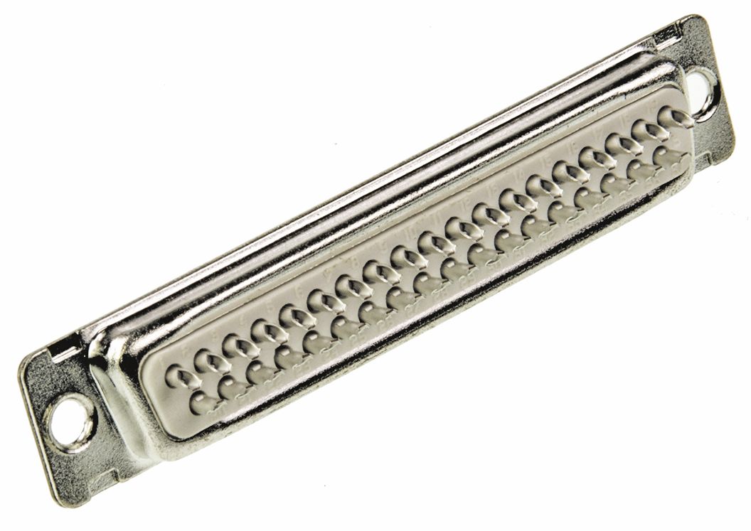 Amphenol Communications Solutions 37 Way Panel Mount D-sub Connector Socket, 2.76mm Pitch