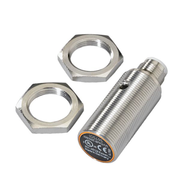 ifm electronic Inductive Threaded Barrel Proximity Sensor, M18, 5 mm Detection, PNP NO, 10 → 30 V dc